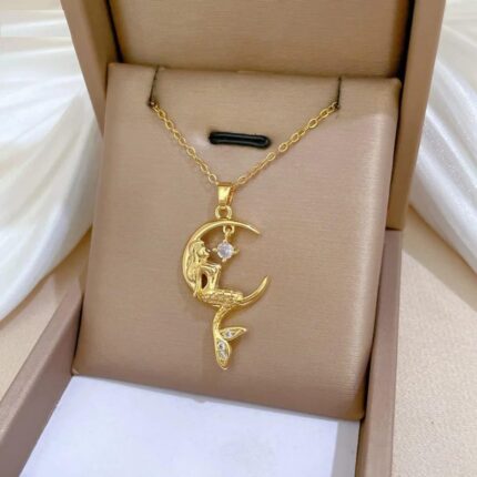 Moonlit Mermaid Pendant